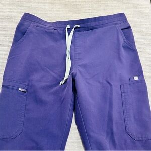 Figs Pants Womens Size S Purple Yola Skinny Scrubs Stretch Technical Collection